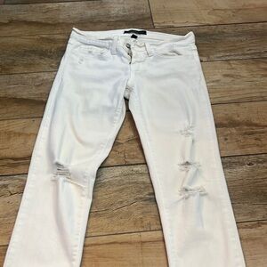 Flying monkey white skinny jeans